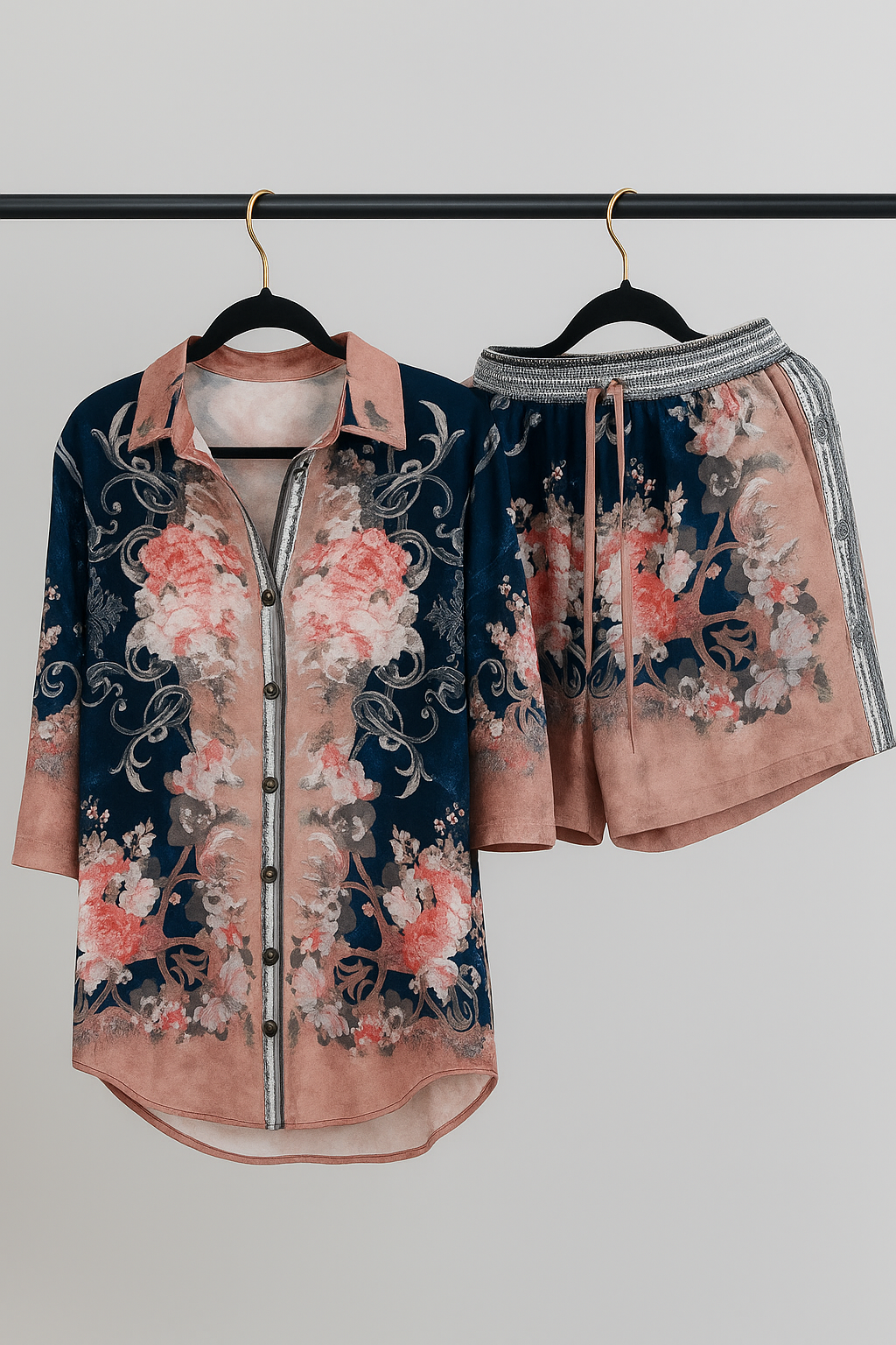 Printed Shirt and Shorts Co-ord Set (Pack of 2)