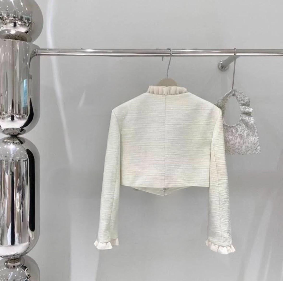 Korean style Women's sequin twill Jacket