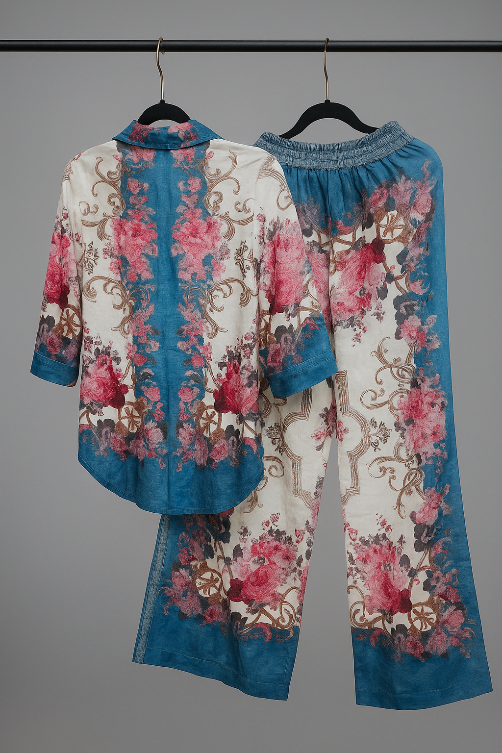 Flower Print Co- Ord Set (Set of 2)