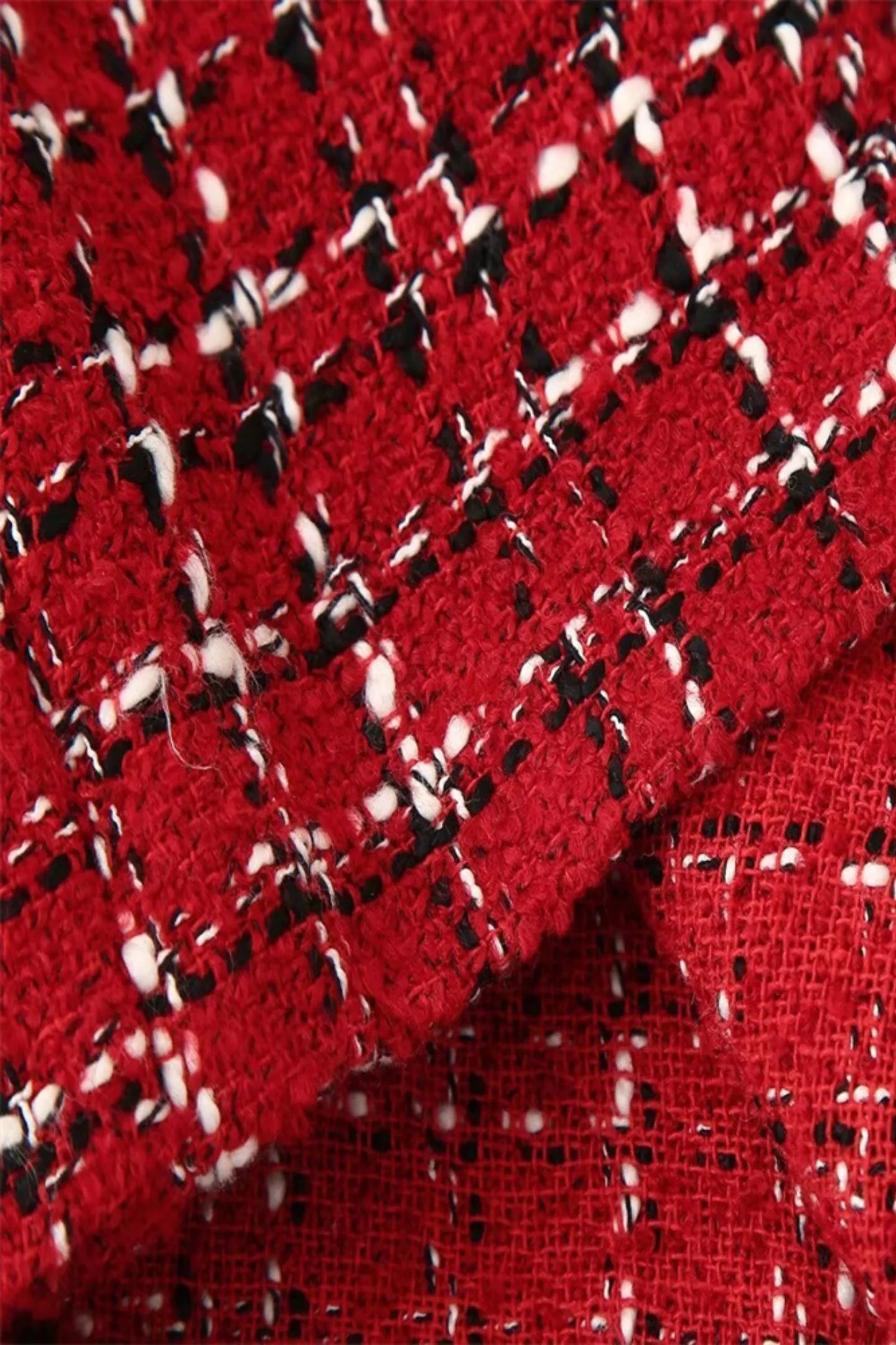 Textured Tweed Jacket and Skort set (Set of 2)