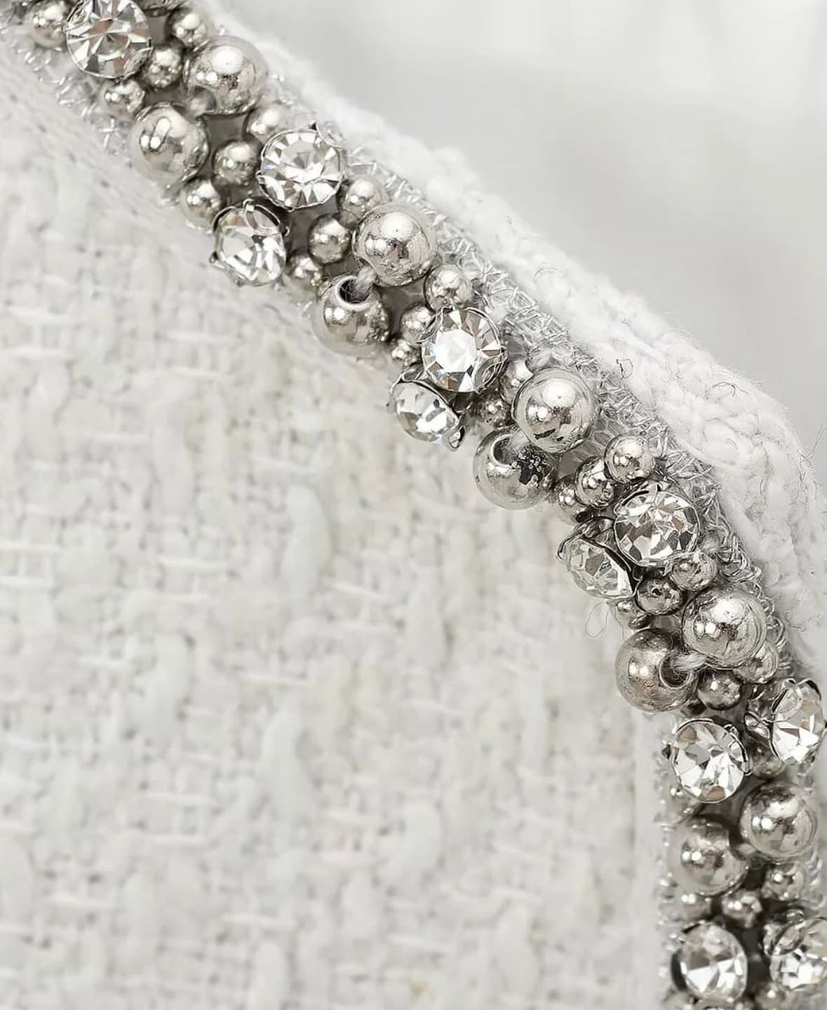 Rhinestone-embellished jacket and Skirt Set (Set of 2)