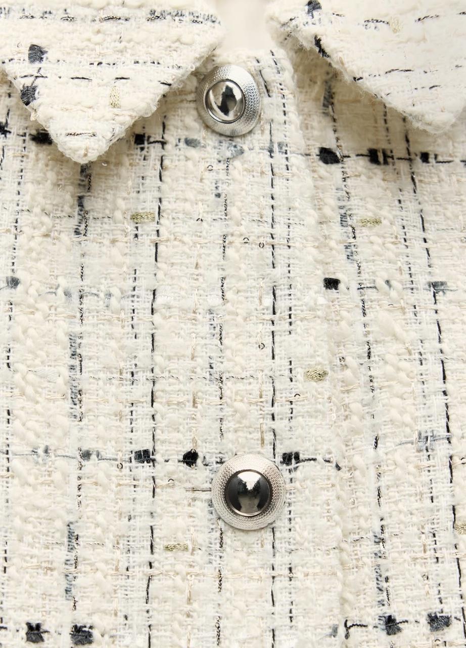 Textured Short Blazer